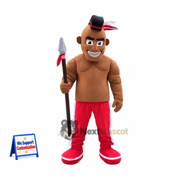 Warrior Mascot Costume - Axe