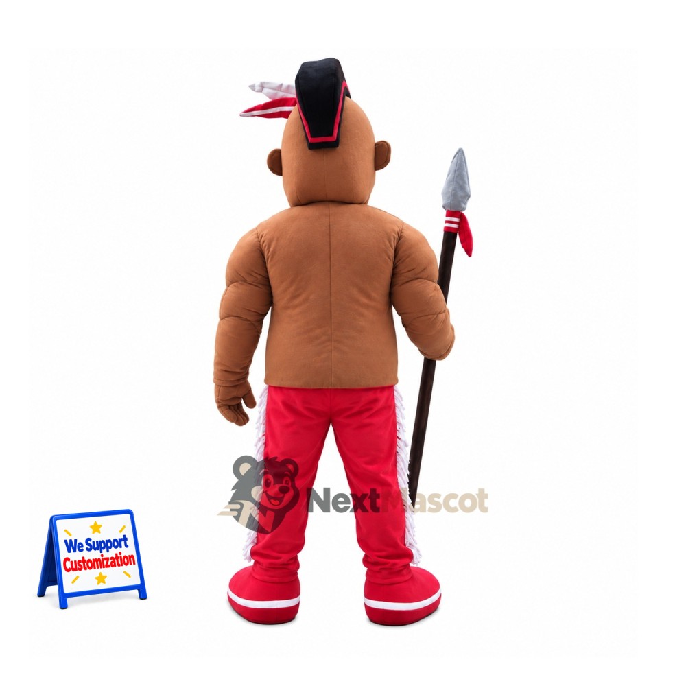 Warrior Mascot Costume - Axe Warrior Mascot Costume - Axe