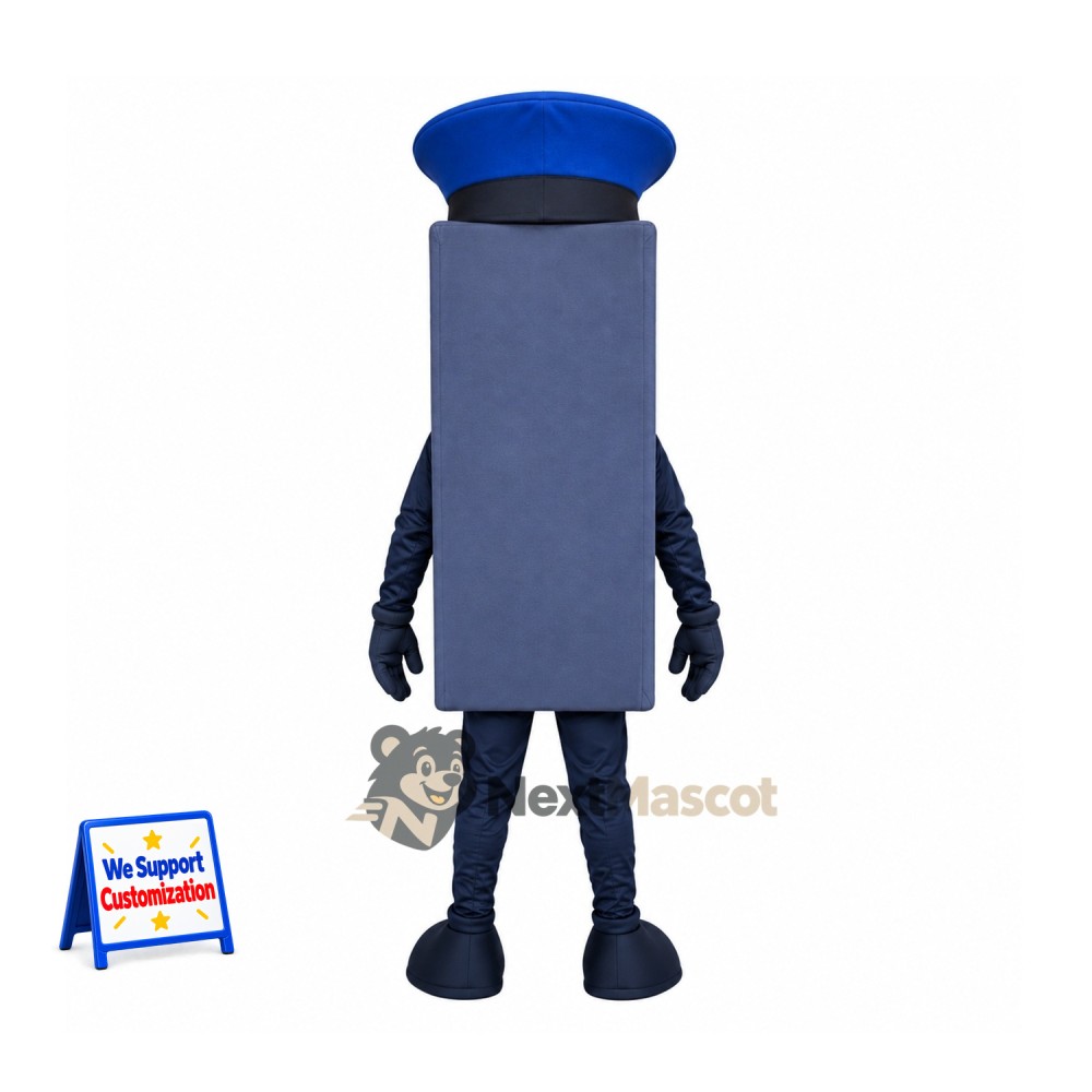 Traffic Light Mascot Costume - Blue Hat Traffic Light Mascot Costume - Blue Hat