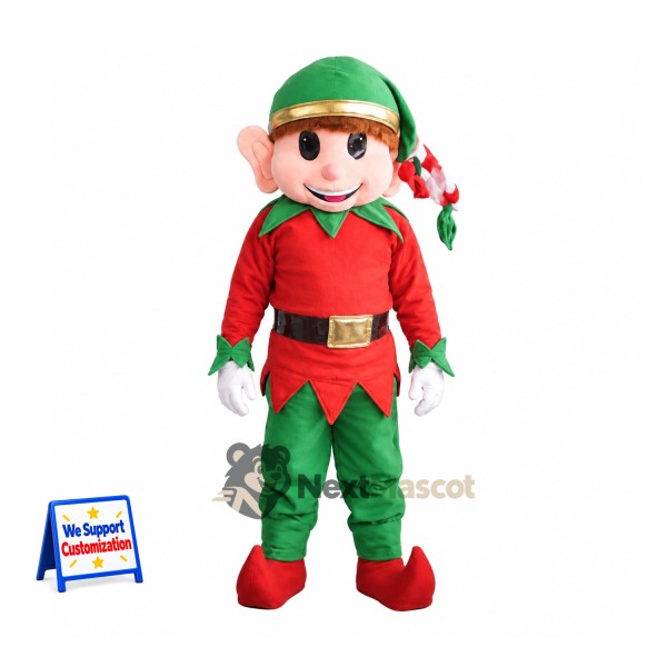 Christmas Elf Mascot Costume