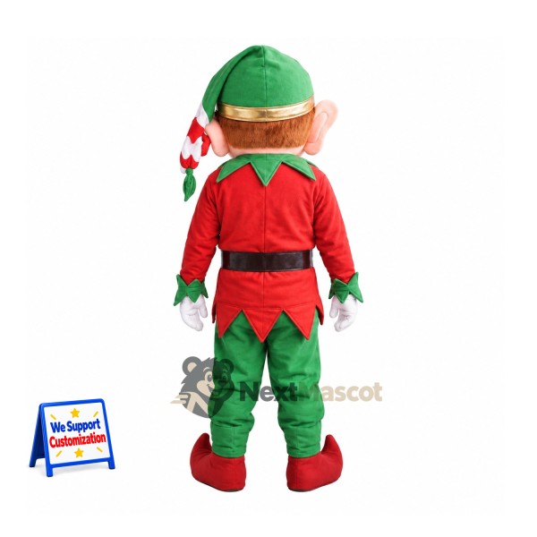 Christmas Elf Mascot Costume Christmas Elf Mascot Costume
