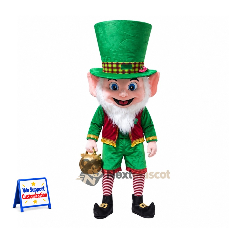 Leprechaun Mascot Costume Leprechaun Mascot Costume