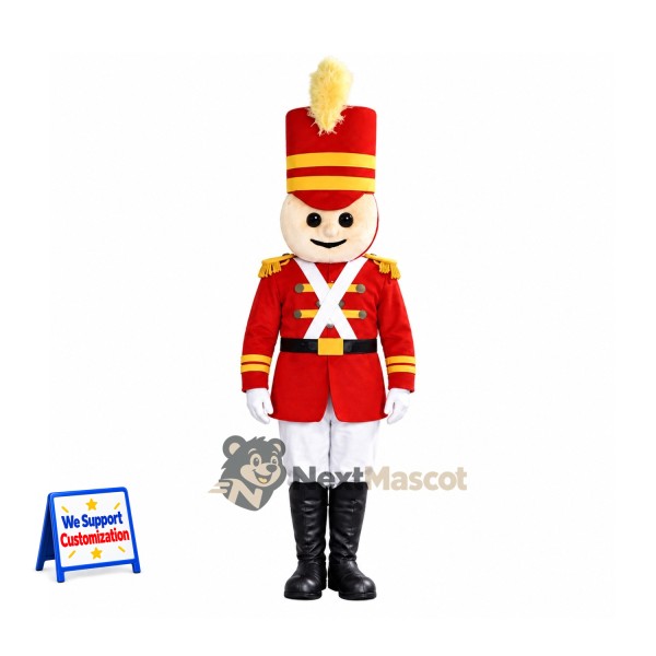 Toy Soldier Mascot Costume