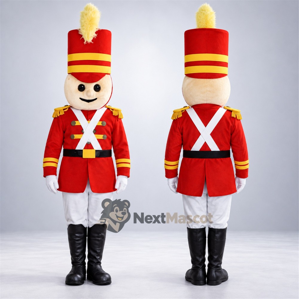 Toy Soldier Mascot Costume Toy Soldier Mascot Costume