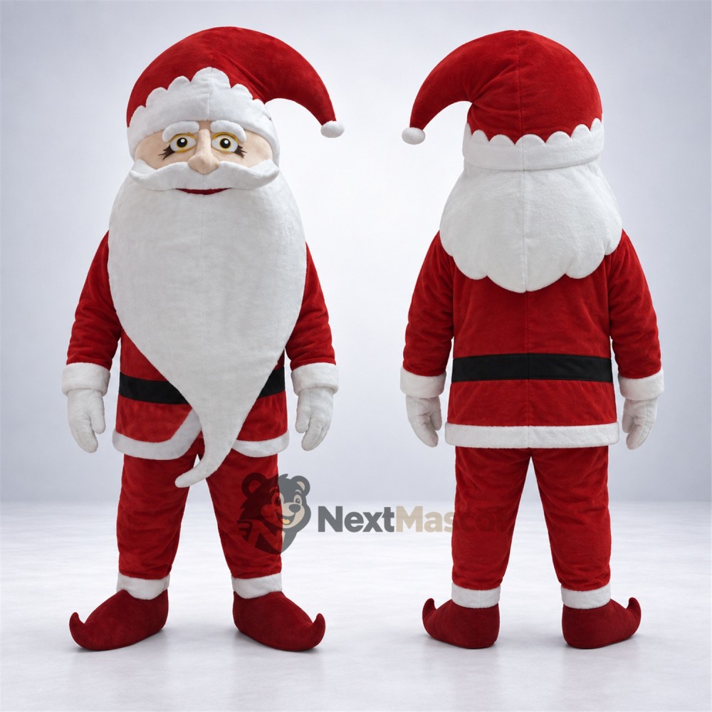 Santa Claus Mascot Costume for Christmas Events Santa Claus Mascot Costume for Christmas Events