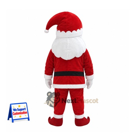 Santa Claus Mascot Costume for Christmas Events Santa Claus Mascot Costume for Christmas Events
