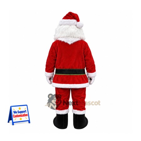 Santa Claus Mascot Costume for Christmas Parades Santa Claus Mascot Costume for Christmas Parades