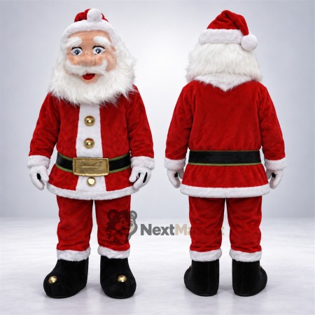 Santa Claus Mascot Costume for Christmas Parades Santa Claus Mascot Costume for Christmas Parades