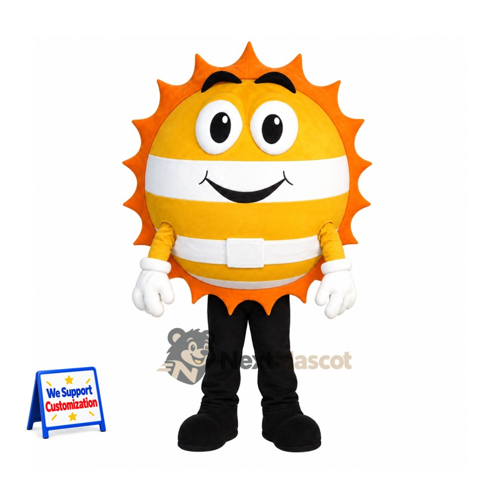 Sun Mascot Costume - Sunglasses Sun Mascot Costume - Sunglasses
