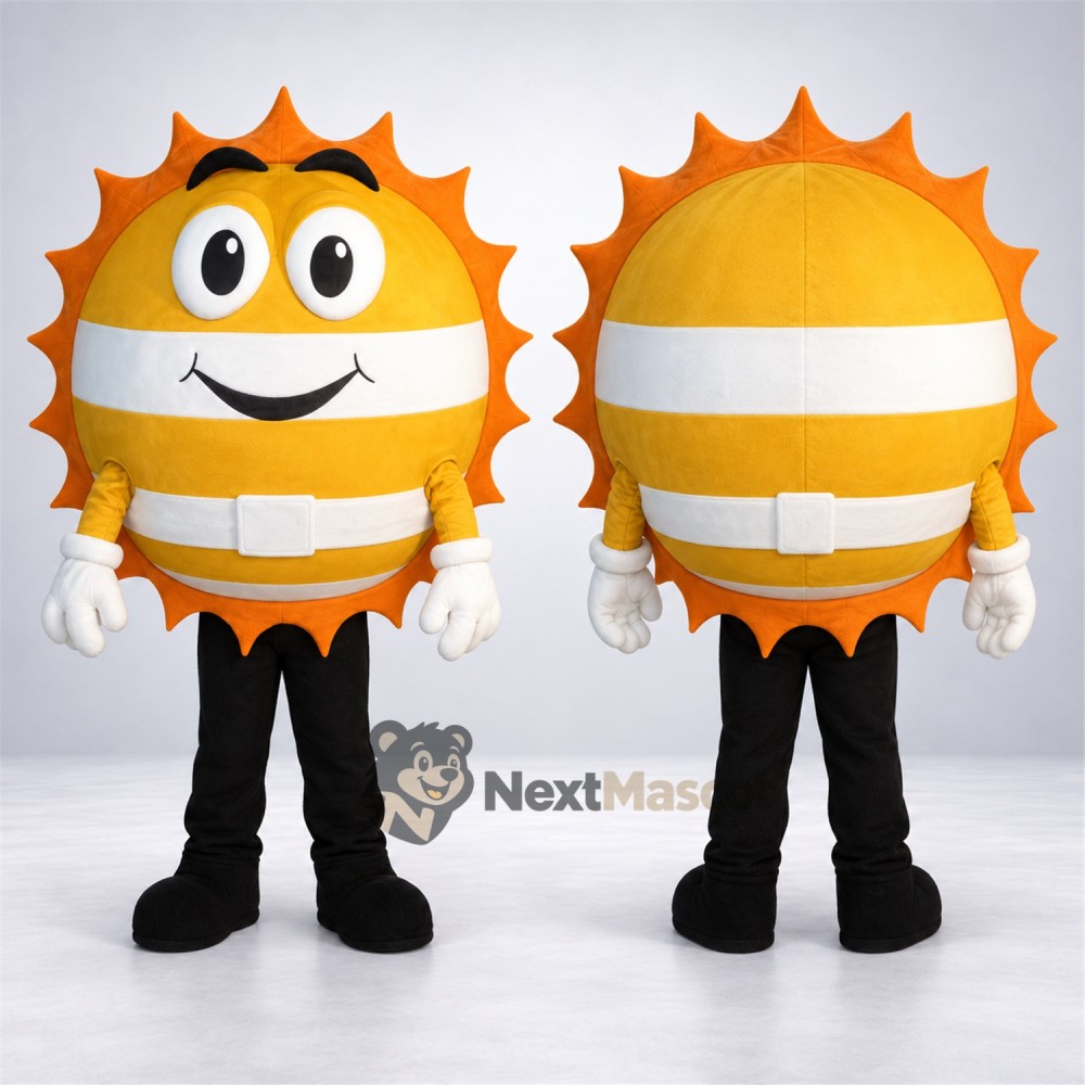 Sun Mascot Costume - Sunglasses Sun Mascot Costume - Sunglasses