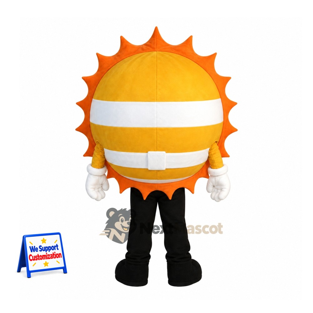 Sun Mascot Costume - Sunglasses Sun Mascot Costume - Sunglasses