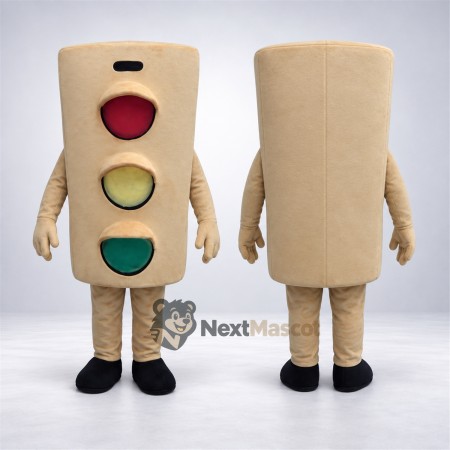 Traffic Light Mascot Costume - Beige Traffic Light Mascot Costume - Beige