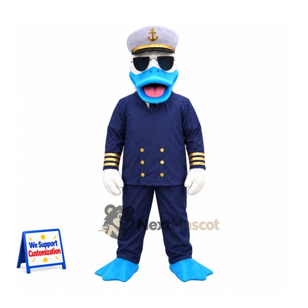 Captain Duck Mascot Costume