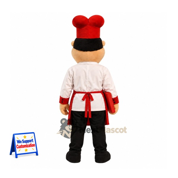 Chef Mascot Costume - Red Apron Chef Mascot Costume - Red Apron