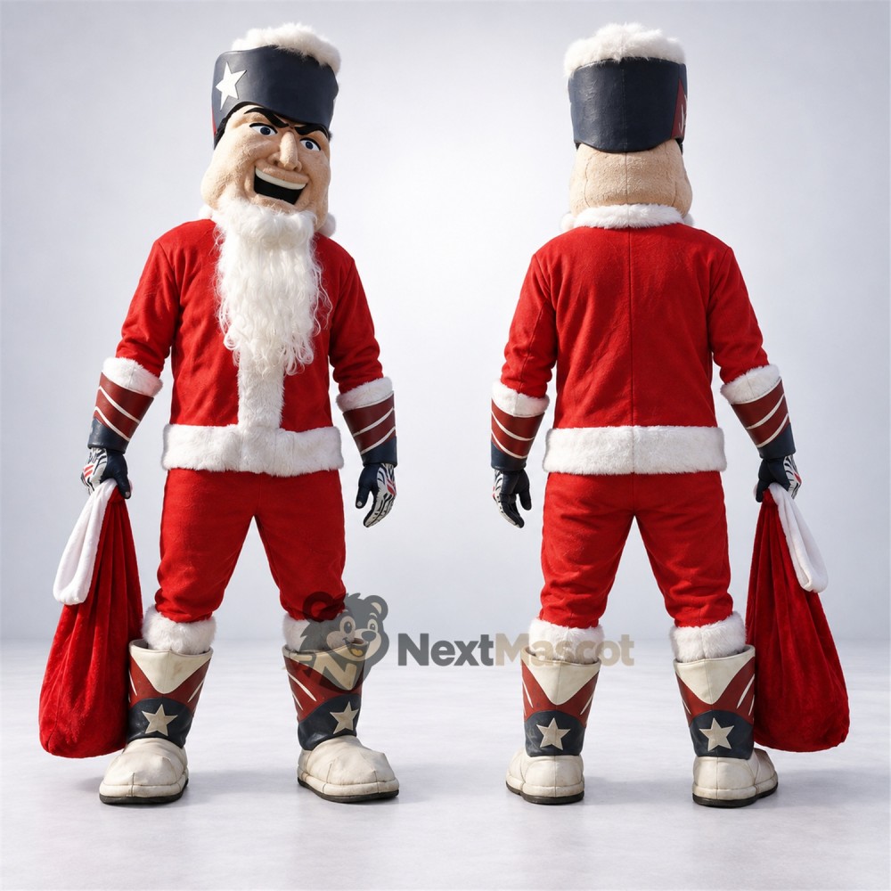 Santa Pirate Mascot Costume Santa Pirate Mascot Costume