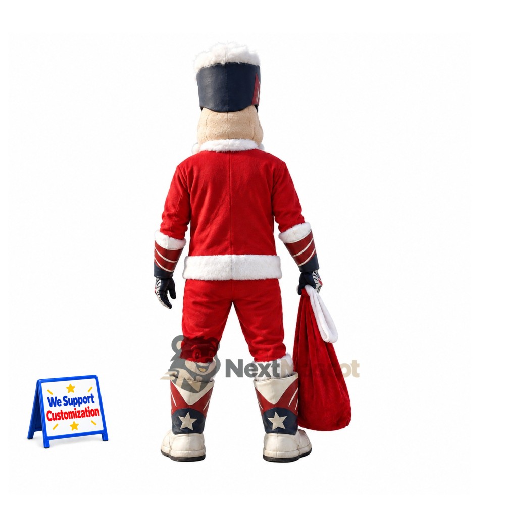 Santa Pirate Mascot Costume Santa Pirate Mascot Costume