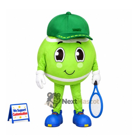 Tennis Ball Mascot Costume Tennis Ball Mascot Costume