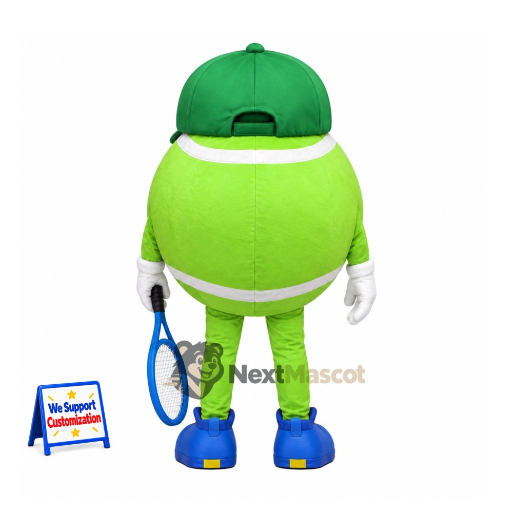 Tennis Ball Mascot Costume Tennis Ball Mascot Costume