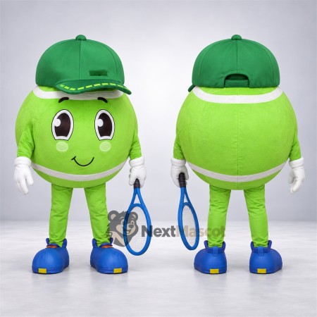 Tennis Ball Mascot Costume Tennis Ball Mascot Costume