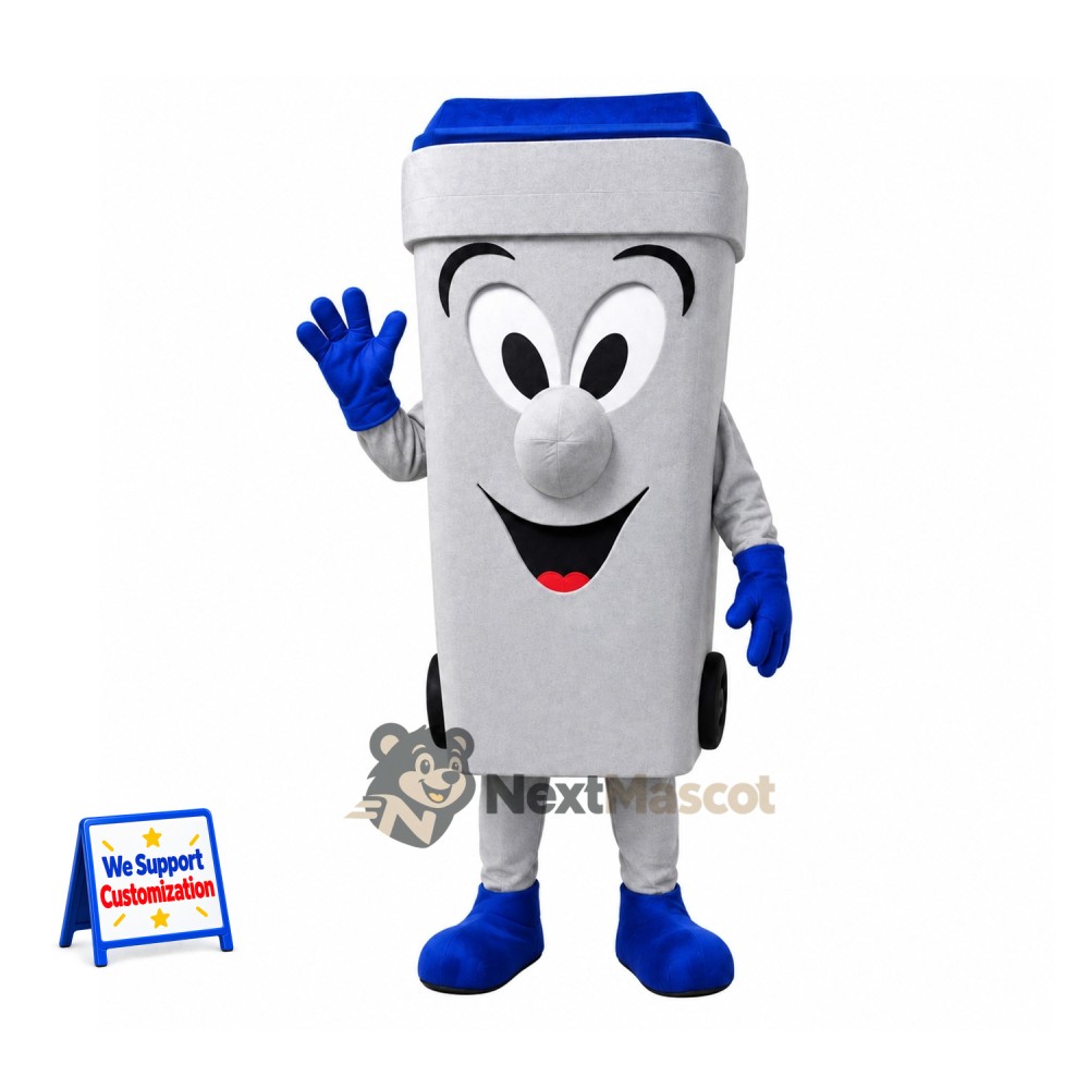 Travel Cup Mascot Costume - Gray