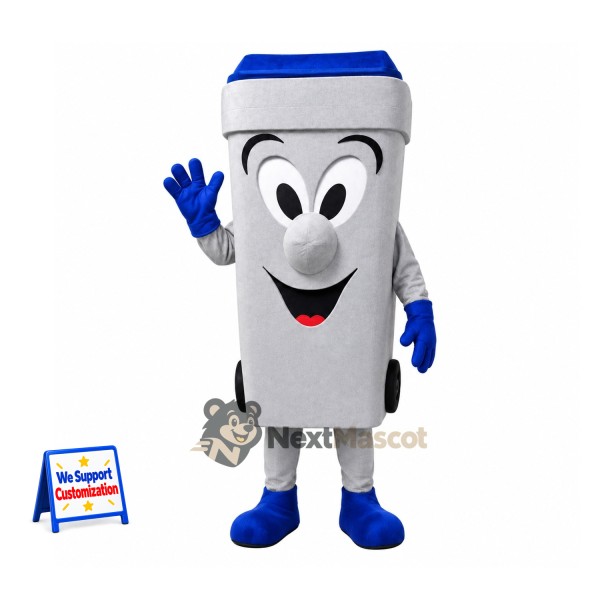 Travel Cup Mascot Costume - Gray