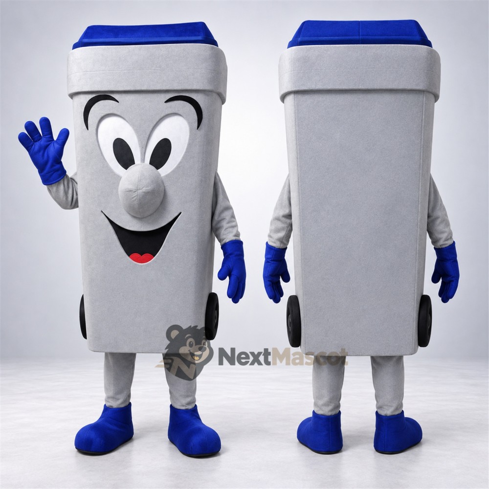 Travel Cup Mascot Costume - Gray