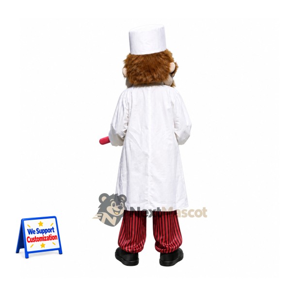Doctor Mascot Costume - White Coat and Syringe Doctor Mascot Costume - White Coat and Syringe
