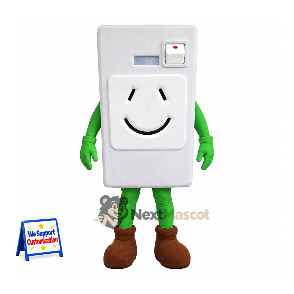 Electrical Outlet Mascot Costume Electrical Outlet Mascot Costume