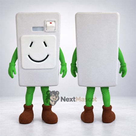 Electrical Outlet Mascot Costume Electrical Outlet Mascot Costume