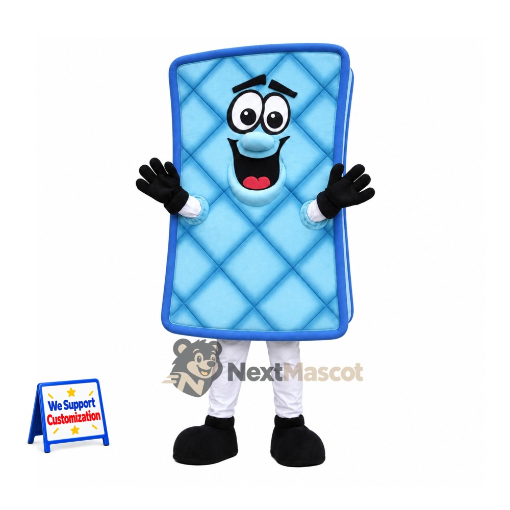 Mattress Mascot Costume - Blue