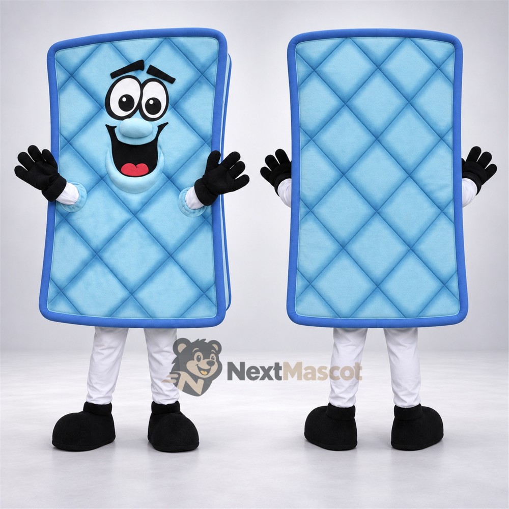 Mattress Mascot Costume - Blue