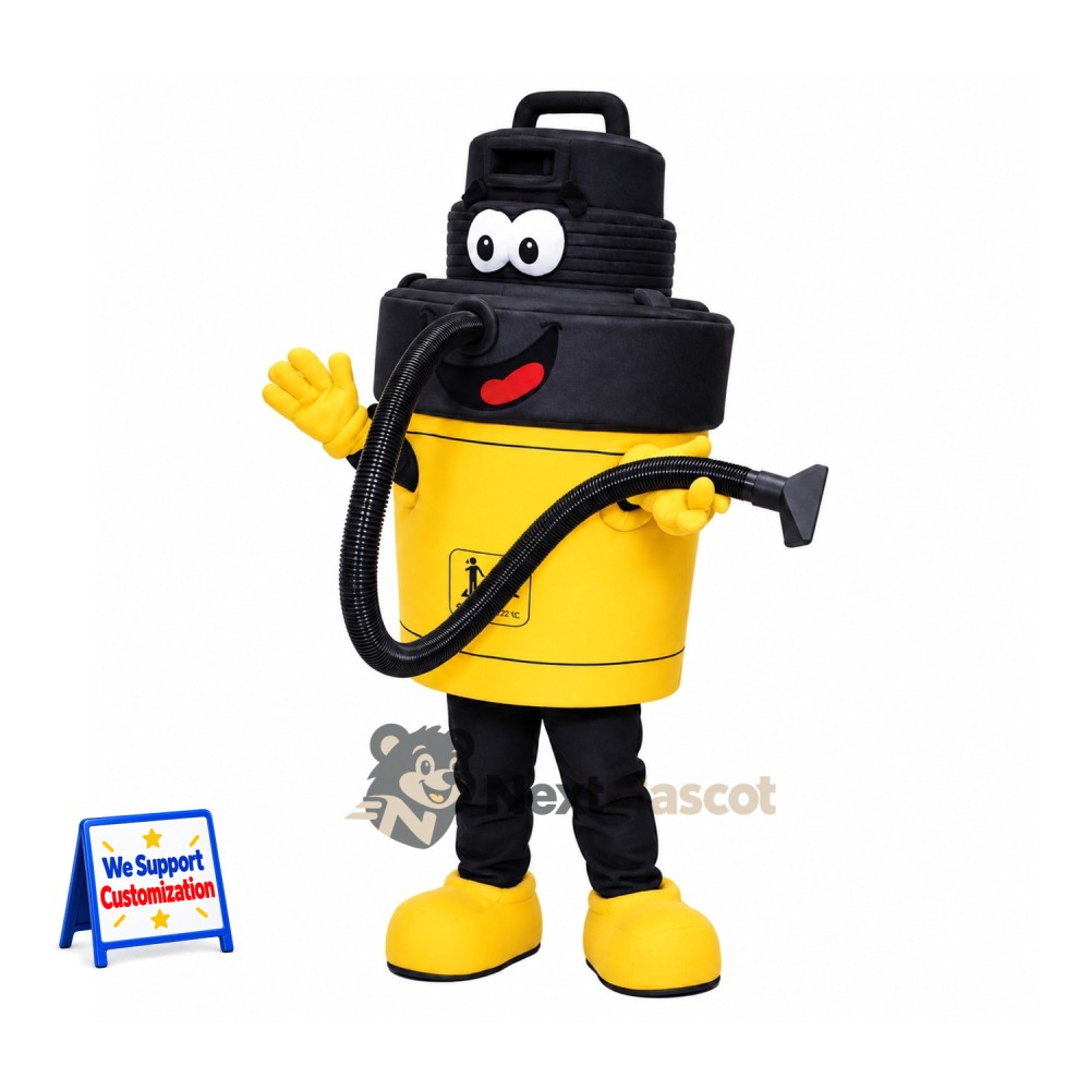 Wet and Dry Vacuum Mascot Costume Wet and Dry Vacuum Mascot Costume