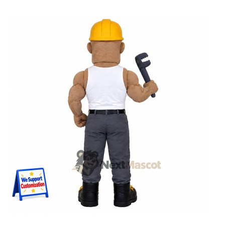 Plumber Mascot Costume Plumber Mascot Costume