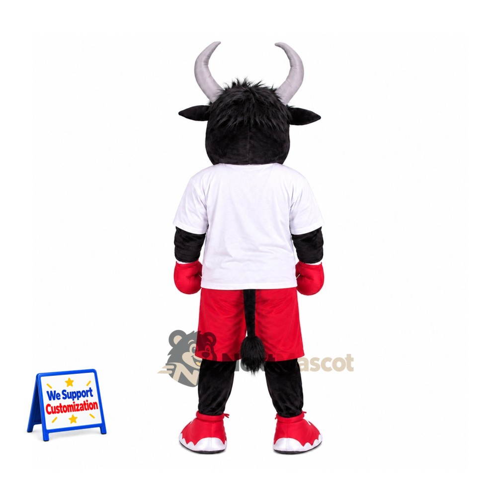Bull Mascot Costume - Red Shorts Bull Mascot Costume - Red Shorts