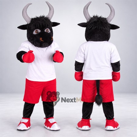 Bull Mascot Costume - Red Shorts Bull Mascot Costume - Red Shorts