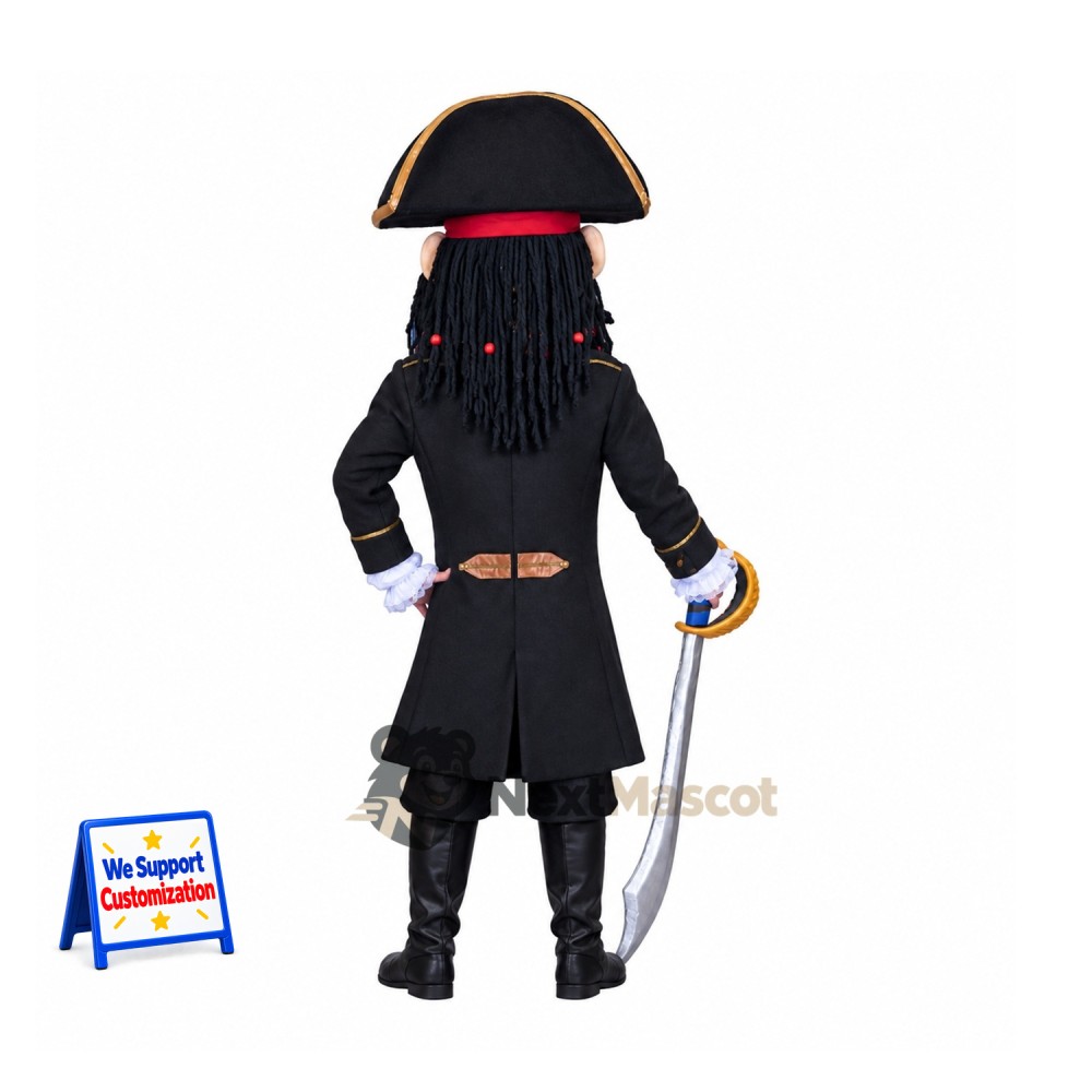 Pirate Captain Mascot Costume for Parades Pirate Captain Mascot Costume for Parades