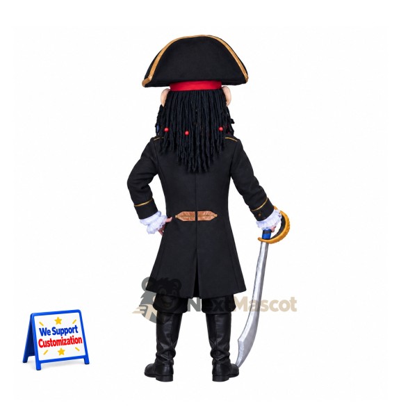 Pirate Captain Mascot Costume for Parades Pirate Captain Mascot Costume for Parades