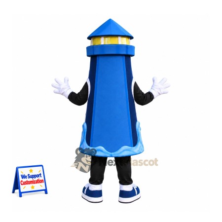 Crayon Mascot Costume - Blue Crayon Mascot Costume - Blue