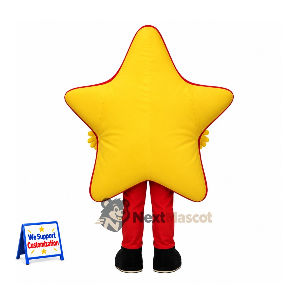 Star Mascot Costume - Yellow