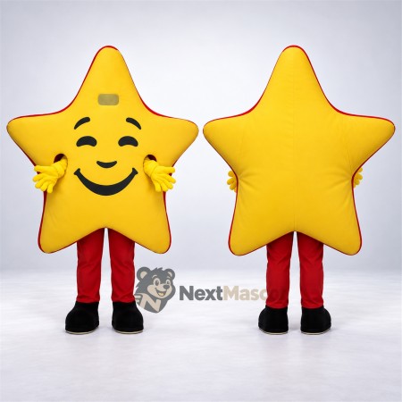 Star Mascot Costume - Yellow