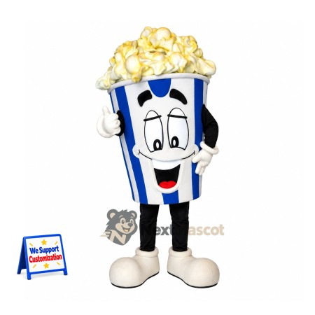 Popcorn Mascot Costume Popcorn Mascot Costume