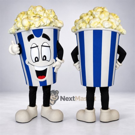 Popcorn Mascot Costume Popcorn Mascot Costume