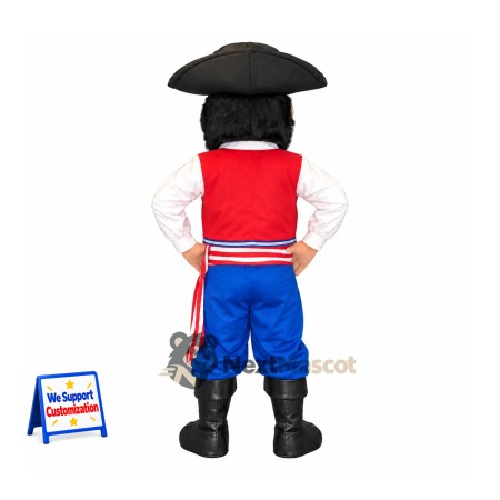 Pirate Mascot Costume - Red Vest for Parades Pirate Mascot Costume - Red Vest for Parades