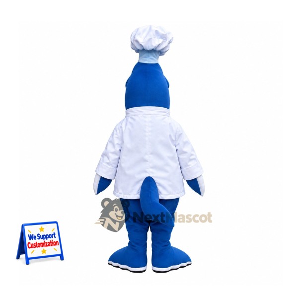Shark Mascot Costume - Chef Style Shark Mascot Costume - Chef Style