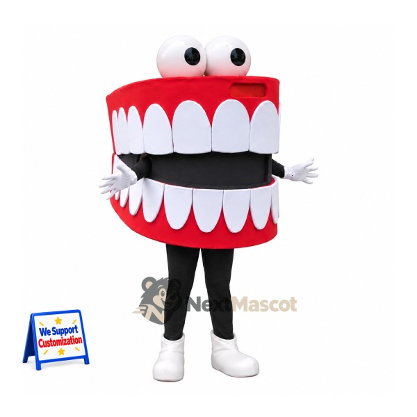 Teeth Mascot Costume