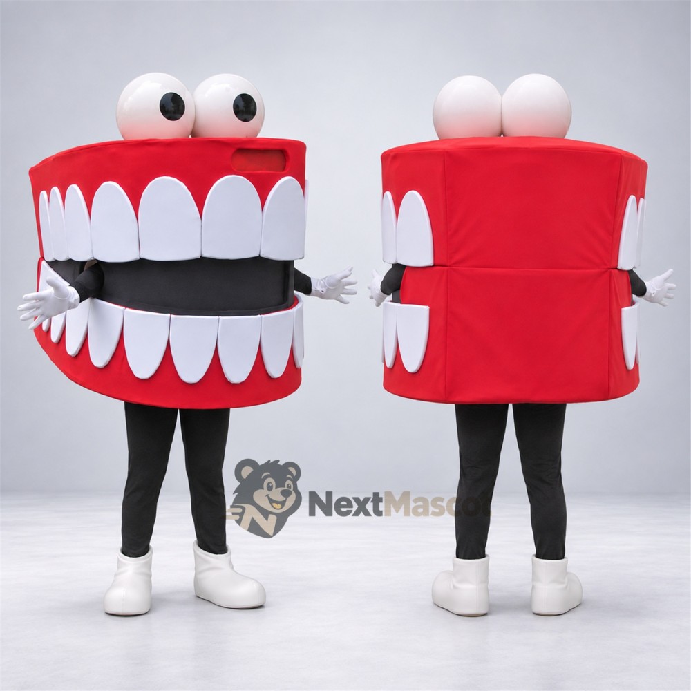 Teeth Mascot Costume Teeth Mascot Costume
