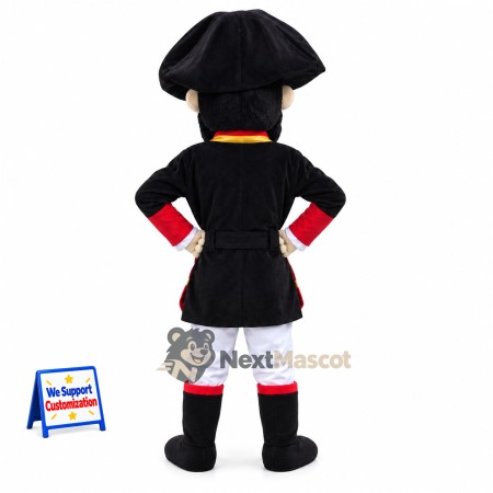 Pirate Captain Mascot Costume - Red Coat