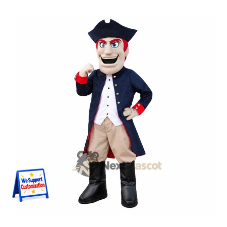 Colonial Patriot Mascot Costume for Parades Colonial Patriot Mascot Costume for Parades