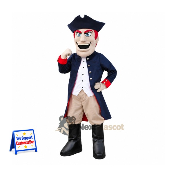 Colonial Patriot Mascot Costume for Parades