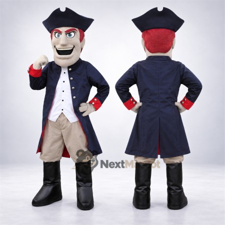 Colonial Patriot Mascot Costume for Parades Colonial Patriot Mascot Costume for Parades